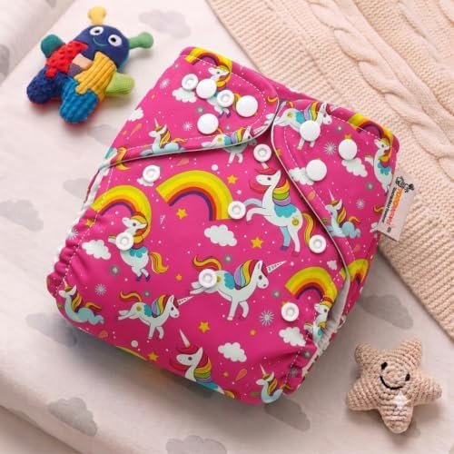 TOKOMAMY Reusable Cloth Diaper – Unicorn (Pack of 1) – image 2