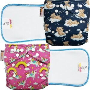 TOKOMAMY Cloth Diaper – Unicorn & Teddy (Pack of 2) – image 1