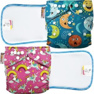 TOKOMAMY Cloth Diaper – Unicorn & Sun (Pack of 2) – image 1