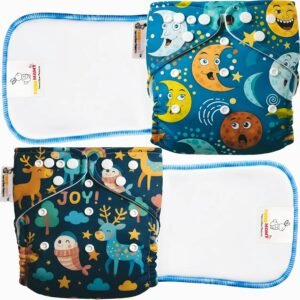 TOKOMAMY Cloth Diaper – Reindeer & Teddy (Pack of 2) – image 1