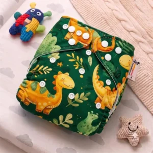 TOKOMAMY Reusable Cloth Diaper – Dinosaur (Pack of 1)